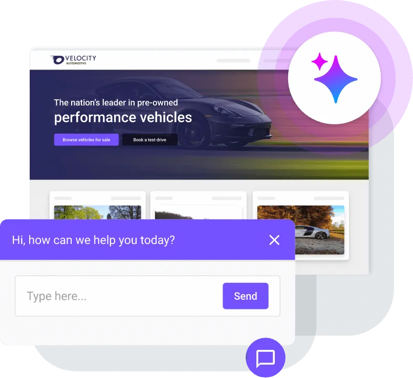 AI-assisted web chatbot for Lead Capture by ReviewPoint for businesses